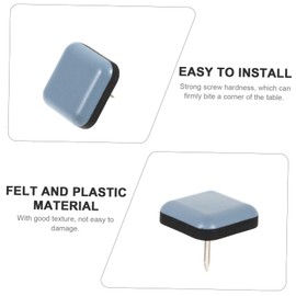 SHINEOFI 16pcs Furniture Sliders for Hardwood Floors Chair Leg Floor Protectors with Non Slip Design Easy to Install Noise Reduction and Scratch Prevention for Tables and Chairs