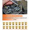 Carburetor Main Jet Kits (Thread size: 1/4"-32) compatible with Holley