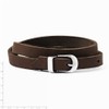 Chisel Stainless Steel Brown Leather Bracelet