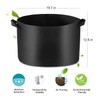 Garden4Ever 5-Pack 15 Gallon Grow Bags Heavy Duty Container Thickened