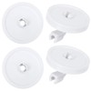 154174501 食器洗い機ホイールブラケットアセンブリ(4個パック) Frigidaire Kenmore Tappan Westinghouse 食器洗い機の交換用、154174401 5300809640 154294801 AP2135554