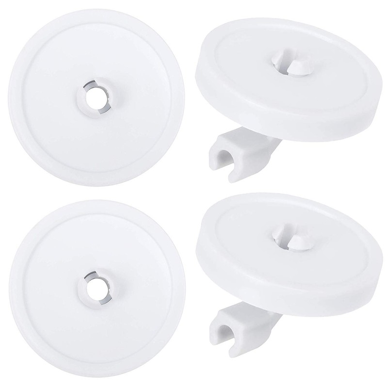 154174501 食器洗い機ホイールブラケットアセンブリ(4個パック) Frigidaire Kenmore Tappan Westinghouse 食器洗い機の交換用、154174401 5300809640 154294801 AP2135554