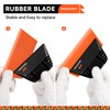 WRAPXPERT Window Tint Squeegees 2 PCS Small Orange Squeegee,Non-Slip Handle