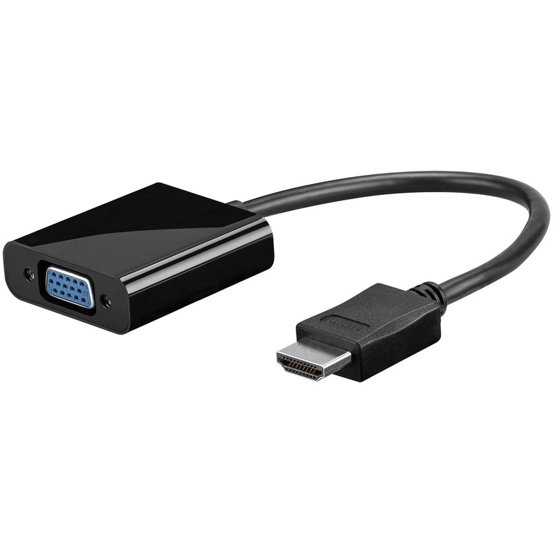 Goobay 68793 HDMI/VGA Adapter, Nickel Plated, Female, Type A