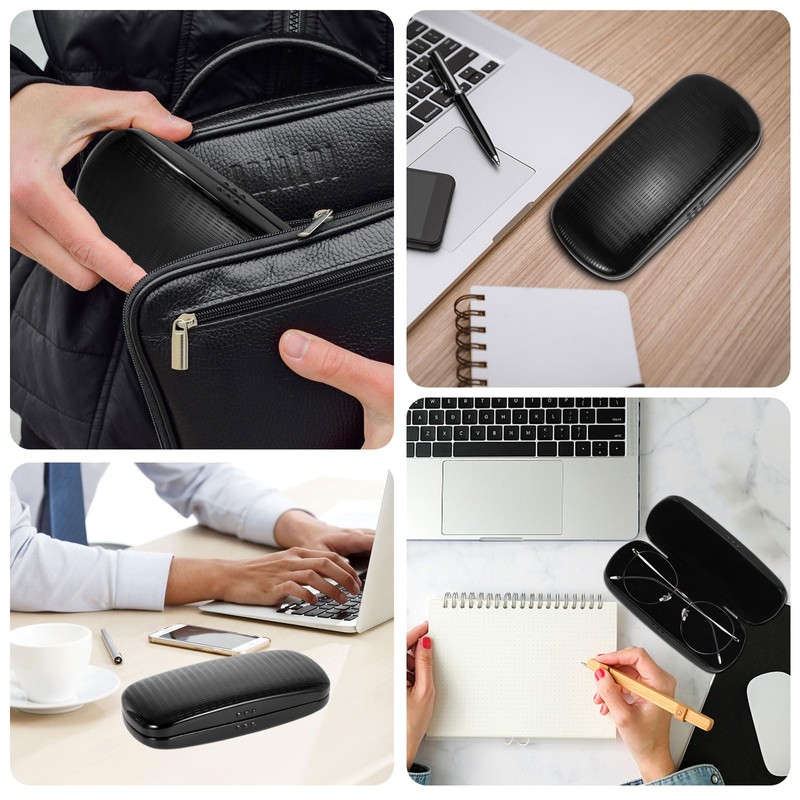 Hifot Metal Eyeglass Case, Glasses Case Hard Shell, Aluminum Spectacles