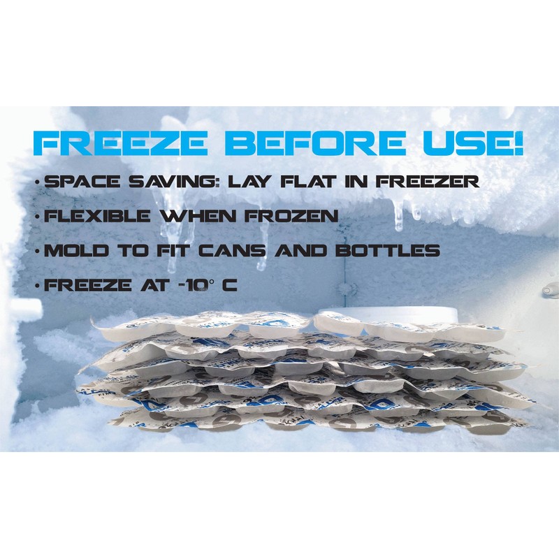 10 Below Classic Freezable Can and Bottle Cooler - Cools