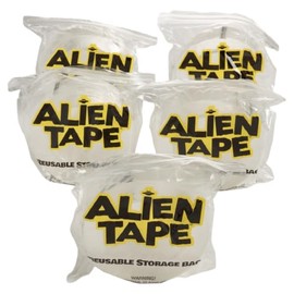 ALIEN TAPE 5-Pack Double Sided Nano-Grip Reusable Mounting Tape 50FT (10FT Per Roll)