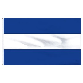 Super Tough El Salvador Banner Flag 3x5ft | Made of Heavyweight & Durable Nylon Material | Patriotic Flag Finished with A Pole Hem