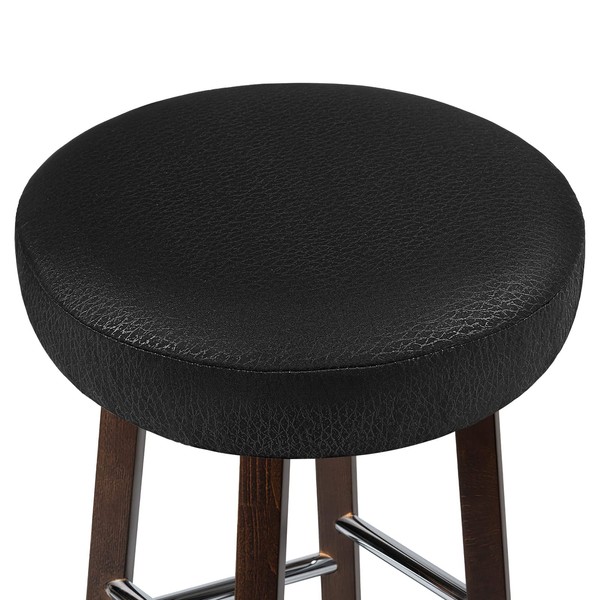 Stool Cover Round Thick Elastic Bar Stool Cover Washable Stool Cushion Slipcover, Round Cushion Cover Chair Protector for Home & Bar (Diameter 30cm)