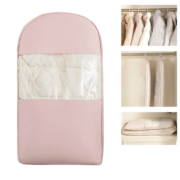 JQC ZASZHX Space Saving Hangable Garment Bag with Self Compression