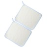 Baluue 2sets Nylon Face Wash Cloth Exfoliating Bath Towel Quick