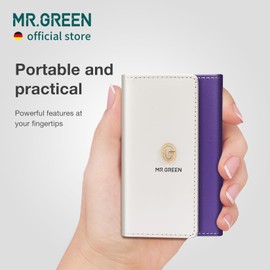 MR.GREEN Set de Manicura Colorido, Práctico Kit de Pedicura, Cortaúñas, Herramientas de Cuidado Personal, Tijeras para El Vello Facial con Estuche de Moda (Mr-6684 Morado)