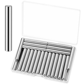 42 Pcs 6mm Shelf Support Pegs, Cylindrical Shelf Pins, Metal Shelf Pegs, Stainless Steel Cupboard Shelf Pegs for Cabinets Shelves Closet Kitchen Cupboard Furniture Shelf Supports Pegs(0.236 x 1.57")