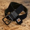 Carhartt Unisex Casual Durable Canvas Duck Shape Belt, Carhartt Brown