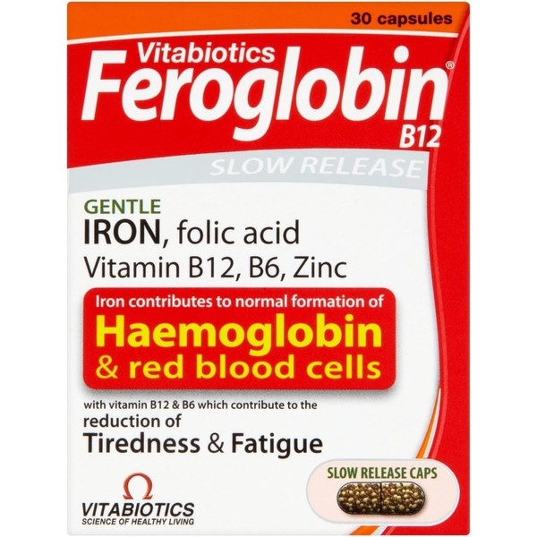 Vitabiotics Feroglobin B12 Caps 30 Pack