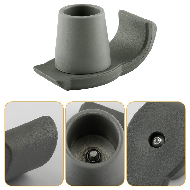 Thyonta 2 Pcs Non-Slip Rubber Cane Tips Walker Ski Caps