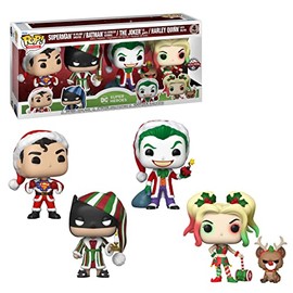 Funko! POP 4PK DC Holiday, FUN58577, Multicoloured