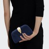 Milisente Clutch Damen, Elegant Kette Abendtasche Tasche Für Samt Mit