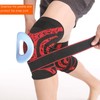2Pcs Elastic Knee Compression Sleeve Breathable Sports Knee Brace for