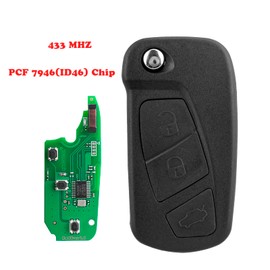 433MHZ For Ford Ka Key For Ford Ka MK2 Key Fob For Ford Ka Key Fob PCF7946 (ID46) 3 Buttons