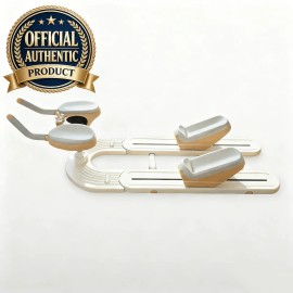 High Quality Home Spinal Twist Machine for Abdominal Crunches Waist Slimming Leg Extension WorkoutsColour: White Color, Size: 1240*455*320mm