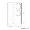 ledscom.de Pomi Garden Socket Column for Outdoor Use, IP44, 2-Way,