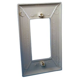 UNITED STATES HDW Ivory X Snap On Wall Gang Plate, 2-3/4" by 4-1/2"