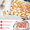E-far Cookie Sheets Set of 4, 18”x13” Stainless Steel Baking