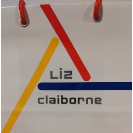 Liz Claiborne Vintage Liz Claiborne Perfume Shopping Bag, Boutique Bag 1980's, New