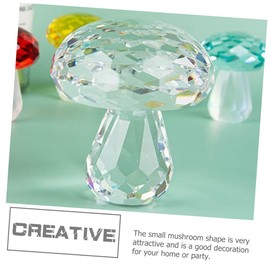 Ciieeo Mushroom Figurine Home Decor Ornament Mushroom Statue Sculpture Table Decoration Collectible Paperweight Office Living Room Decor