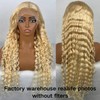 Grcabeir 30 Inch Blonde 13x4x1 Lace Front Wig Human Hair