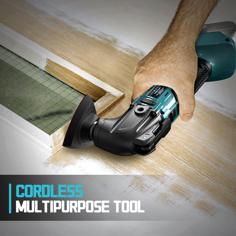 Cordless Oscillating Tool Compatible with Makita Battery, 21000 OPM Max