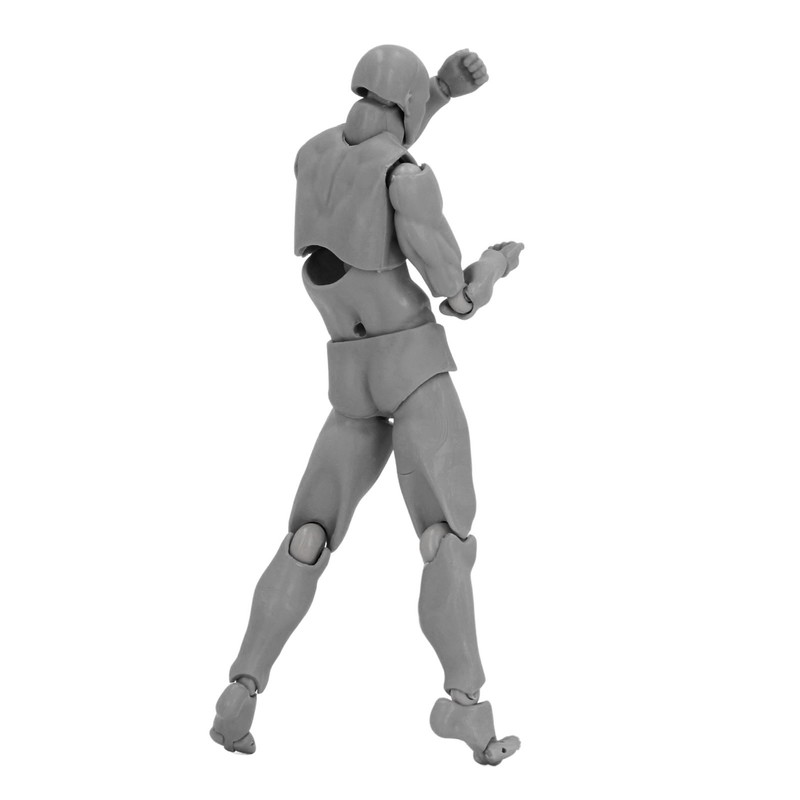 Figure Model PVC Action Figure Drawing Model Movable Joint Pedestal