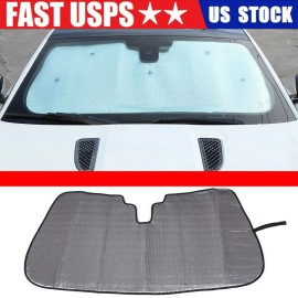 encar88_8 Car Windshield Sunshade UV Protection Cover Trim For Jaguar F-TYPE 2013-2022