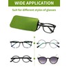 Frienda 7 Pack Soft Eyeglass Cases Reading Felt Glasses Case