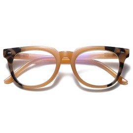 Bevi Reading Glasses Blue Light Blocking Magnify Glasses with Spring Hinge Anti Eye Strain for Men and Women R107C1-2.50