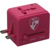 Heys America Unisex All-In-One Travel Adapter Pro with USB Fuchsia