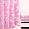 BAIHT HOME Pink Leaves Decor Soft Fabric Shower Curtain Water-Repellent