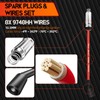 41-114 Iridium Spark Plugs and Wires Set for Chevy 5.3L