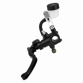 22mm 7/8" Universal Motorcycle Hydraulic Handlebar Brake Pump Cylinder Master Clutch Lever Left