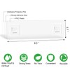 MURLONG Adhesive Hooks for Sink Caddy, Replacement Adhesive Hooks for
