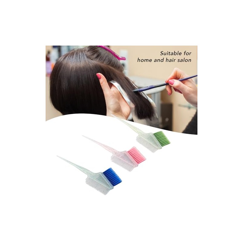 3 Brochas de Tinte para el Cabello de Doble Cara,