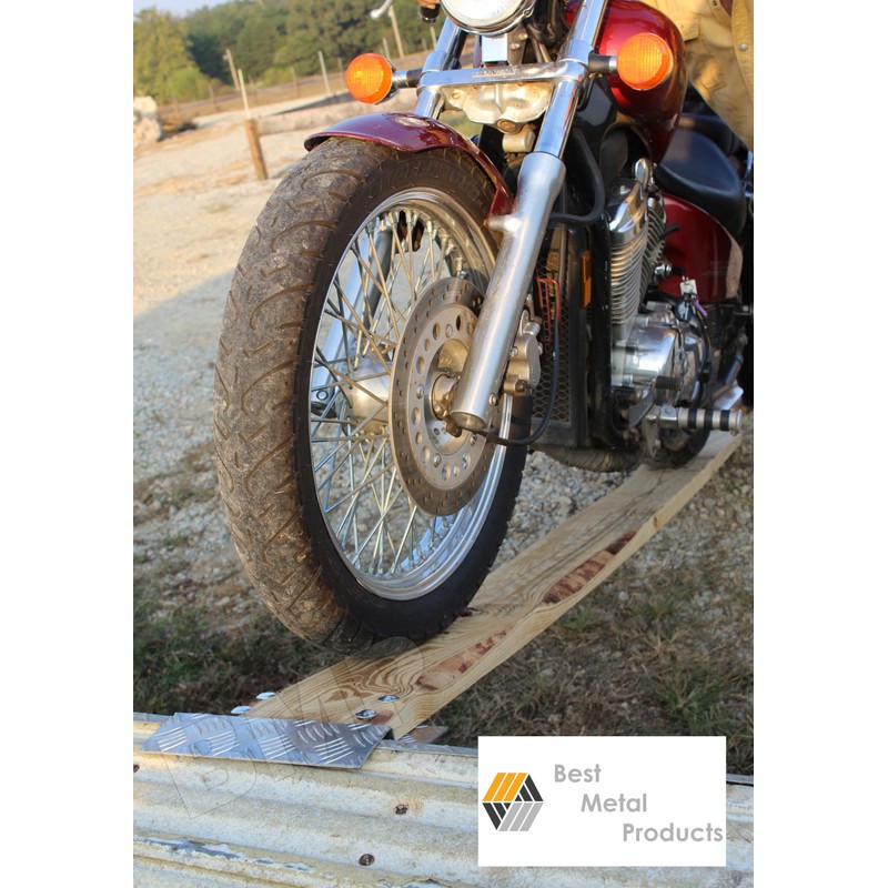 Diamond Plate Aluminium Loading RAMP END Truck Bed RAMP Lift