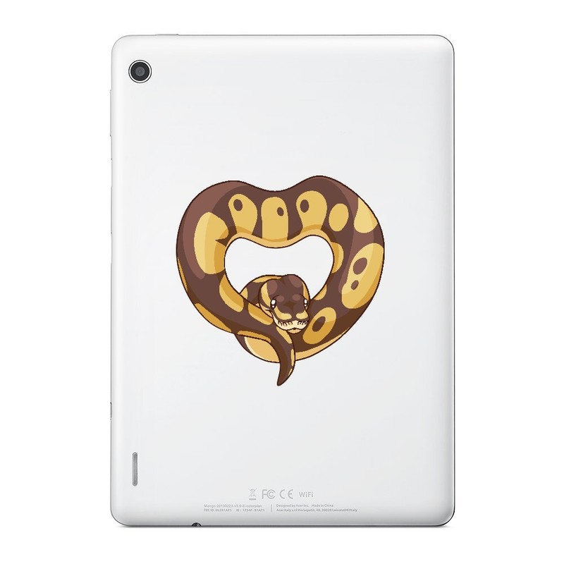 Ball Python Heart Snake Decal -Indoor and Outdoor use! (Standard)