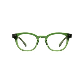 eyebobs - Waylaid | Premium Reading Glasses for Men and Women | Round Frame for Average Faces, Forest Green Crystal, 2.25
