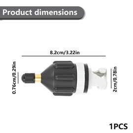Inflatable Boat Accessories, Sup Accessories, Air Pump Adapter, Sup Valve Adapter, Sup Pump, Sup Pump Adapter, Dingy Boat Valve Adaptor, for Kayak, Dingy, Boats, Paddle Board, Inflatable Boat, Sup