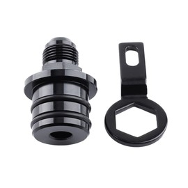 KACEPAR Rear Block Breather Fitting Adapter, Block Plug Adapter Breather Fittings to 10AN, Compatible with Acura Integra B16A2 B17 B18C B16B B18C5 B18C1 B20B B20V Compatible with Honda Civic