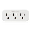 Maxxima 3 Grounded Multi Outlet Adapter Wall Plug - Outlet