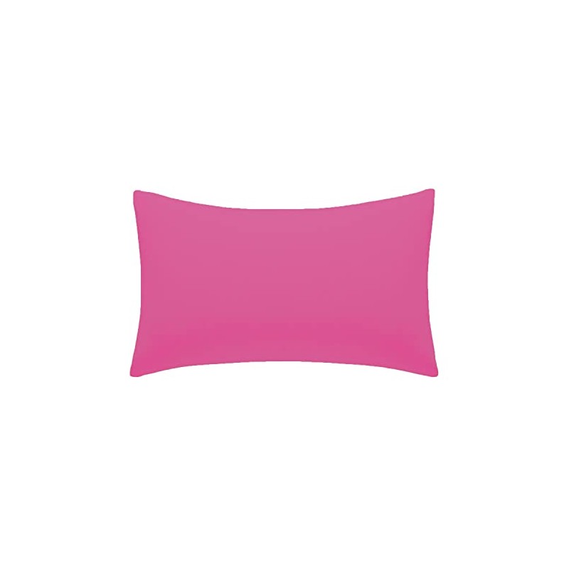 Polycotton Pillowcases 2 Pack 50x75cm [23 Colors] Plain Dyed Housewife