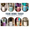 Comfify Wide Mouth Mason Jar Utensil Holder Decorative Kitchenware Organizer